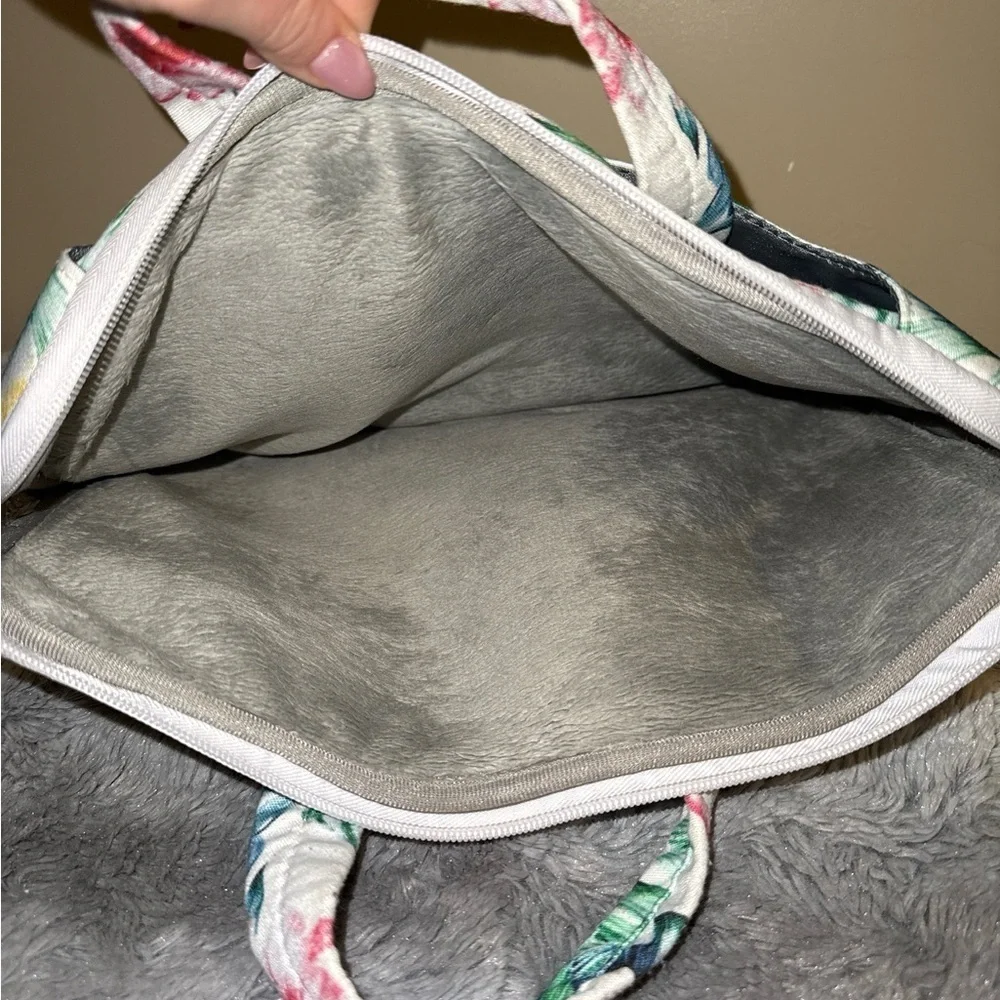 💰Mosiso 13” Padded Laptop Bag Floral Design 3 Utility Pockets microfiber